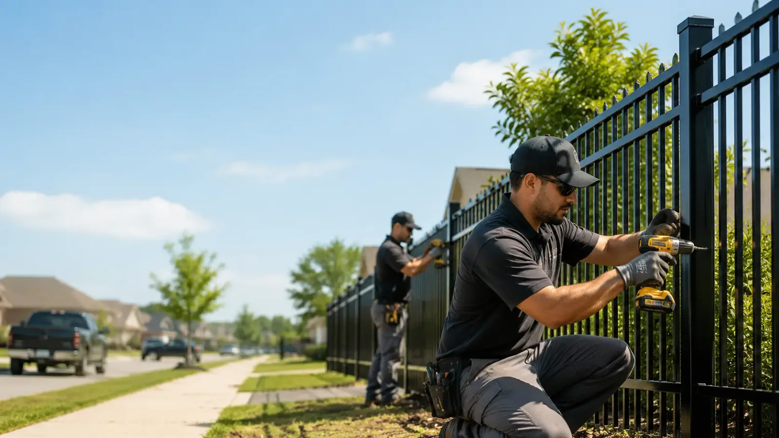 Metal Fence Installation in Livingston, LA